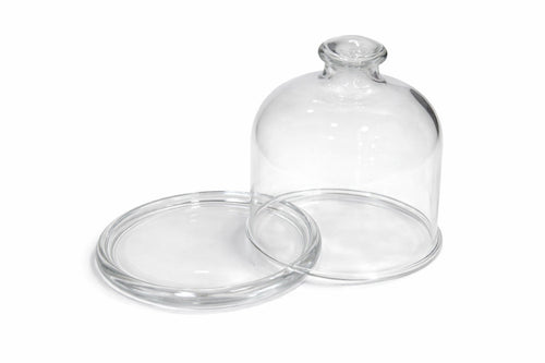 Campana de cristal con base para trufa